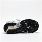 New Balance 1906L Silver Metallic Black Loafers – Unisex Mesh Slip-On Sneakers with N-ergy Cushioning