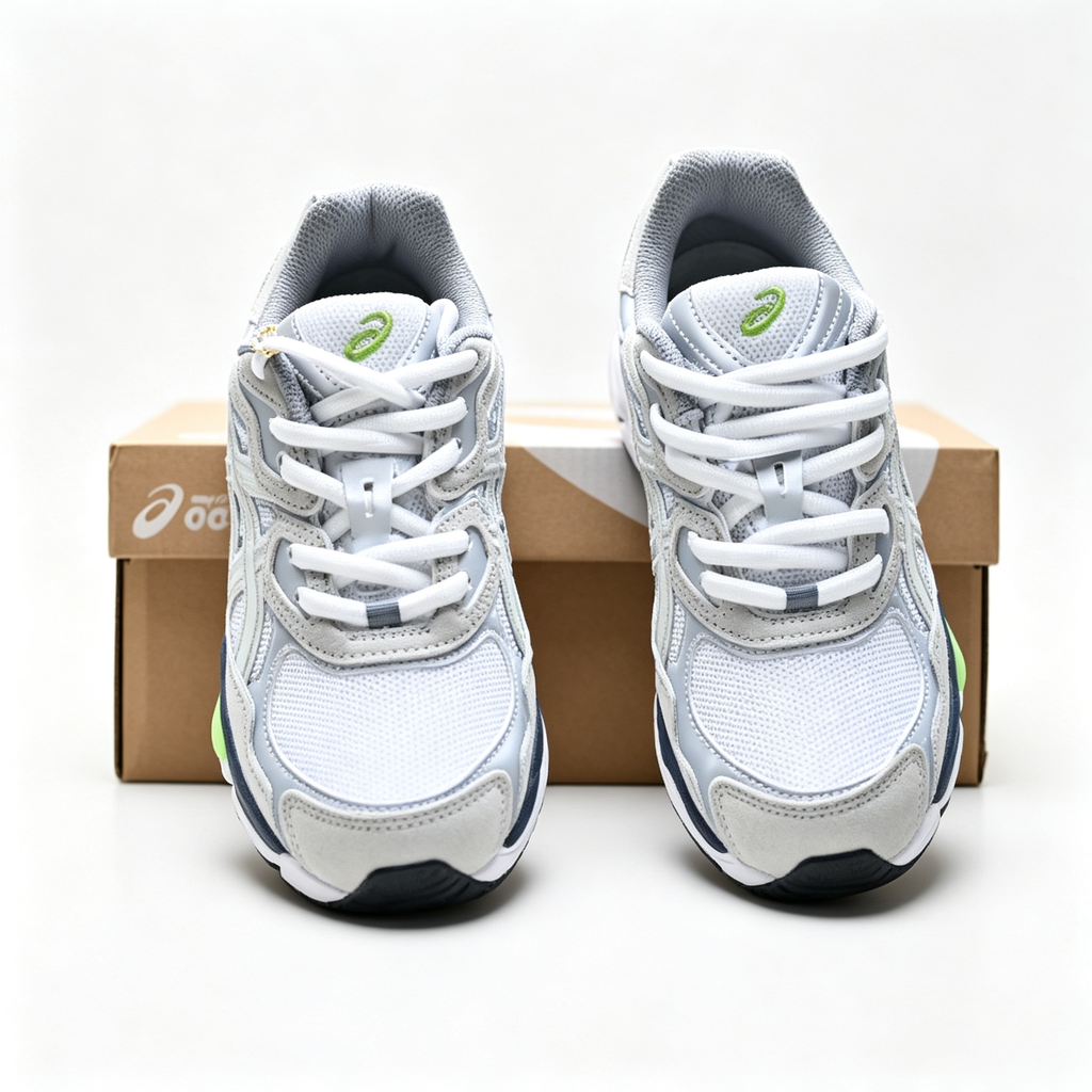 Asics Gel-Nimbus 9 | Sheet Rock/Lime Green + Retro Y2K Design + GEL Cushioning Unisex Lifestyle Sneakers 2026 Vintage Runner Revival