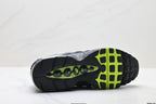 Nike Air Max 95 Neon Sneakers – Black, Grey & Volt Air Cushion Shoes