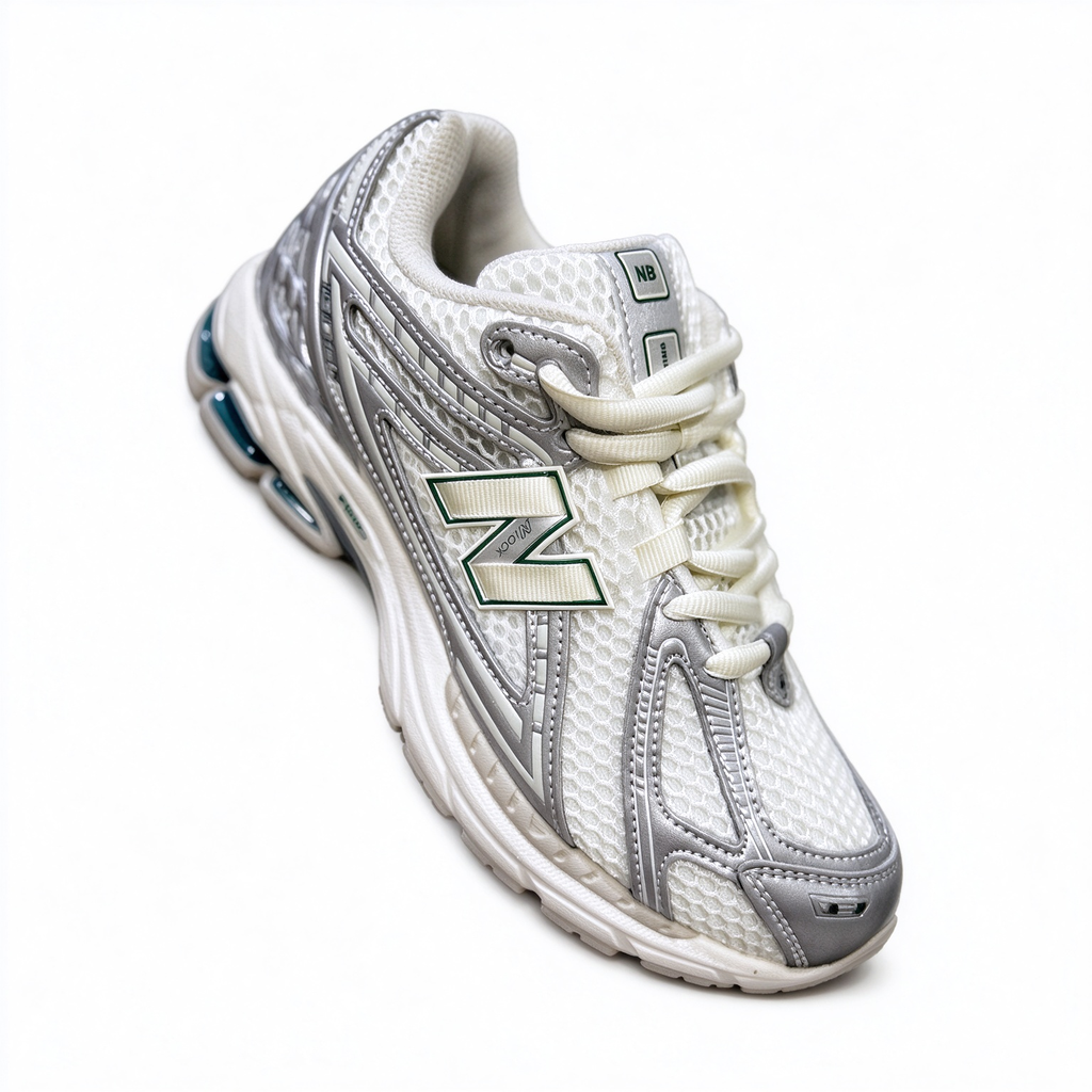 New Balance 1906R White/Silver | Retro Running Shoes | Triple Cushioning + Stability Web | Y2K Dad Sneakers | Unisex