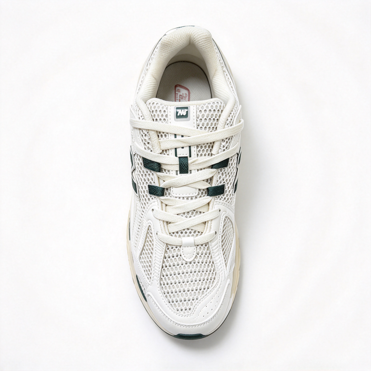 New Balance 1906R Cream & Forest Green Sneakers | Retro Y2K Dad Shoes | ABZORB + N-ERGY Cushioning | Unisex | Breathable Mesh & Synthetic Leather | Lightweight & Stable