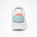 Nike Air Max Fusion White/Green | Retro 90s Chunky Sneakers | Max Air Cushioning | Breathable Mesh & Leather | Unisex | Lightweight & Comfortable