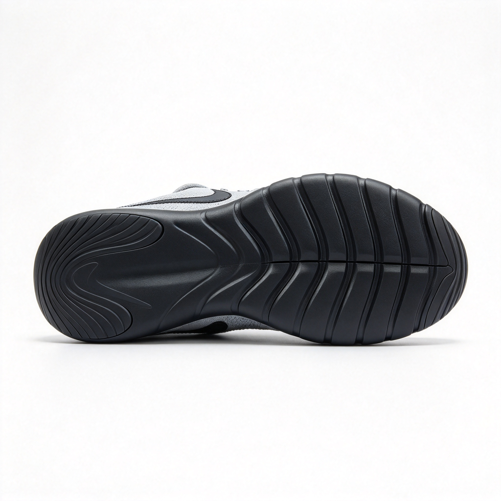 Nike Free RN 5.0 Men's Running Shoes | Light Grey/Black/White | Barefoot-like feel + flexible grooved sole | Breathable knit upper | Lightweight, zero-drop design | Suitable for road running, workouts, and everyday wear