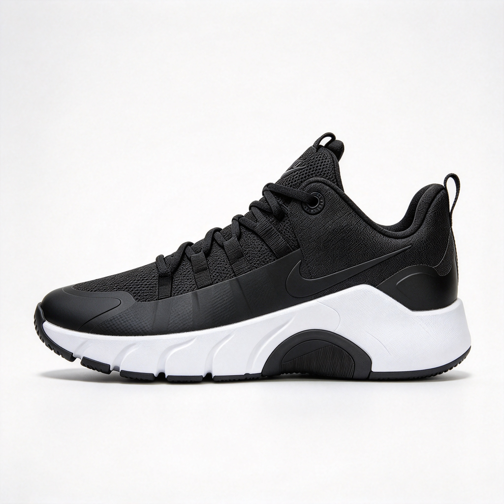 Nike Free Metcon 7 Men's Training Shoes | Black/White/Metallic Silver | Flexible forefoot + stable heel | Breathable mesh upper | Versatile training shoes | Lightweight and durable | Suitable for strength training, HIIT, and cardio