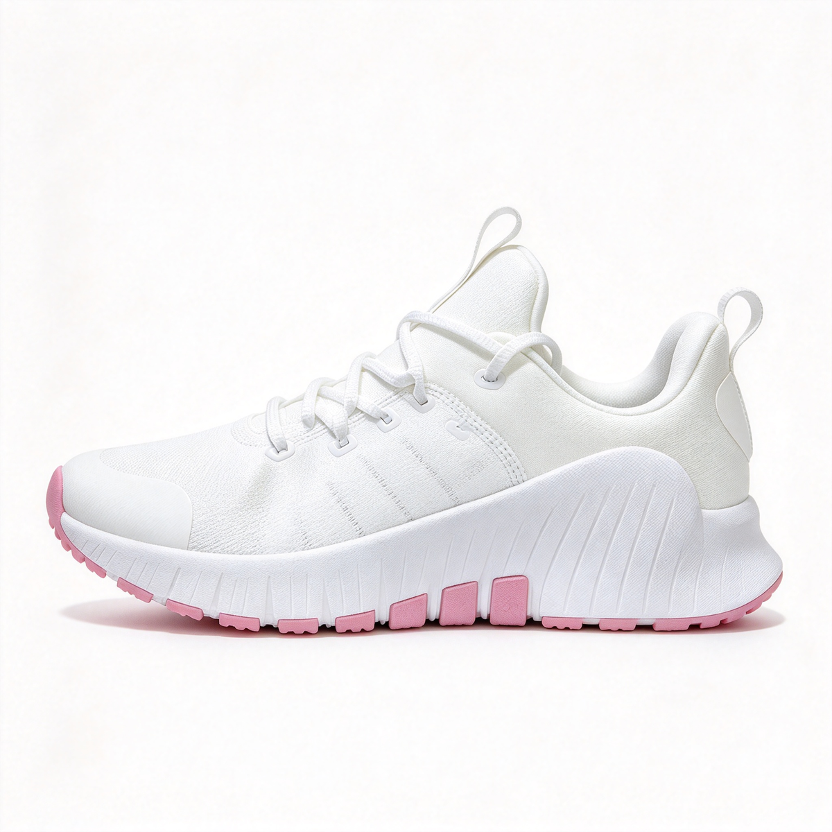 Nike Free Metcon 6 Women's Training Shoes | White/Pink | Breathable mesh upper + Flywire support | Flexible forefoot + stable heel | Suitable for HIIT and weightlifting | A popular choice for the gym and street style