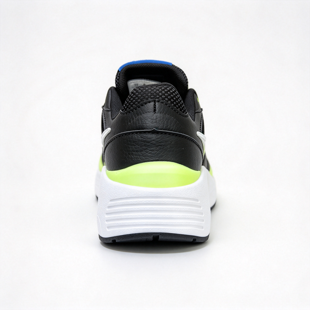 Nike Air Max Fusion Black/Blue/Green | Retro 90s Chunky Sneakers | Max Air Cushioning | Breathable Mesh & Leather | Unisex | Lightweight & Comfortable