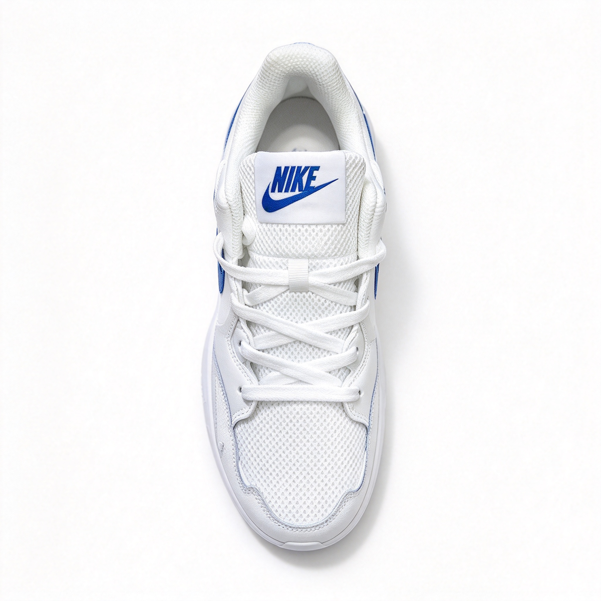 Nike Air Max Fusion White/Blue/Grey | Retro 90s Chunky Sneakers | Max Air Cushioning | Breathable Mesh & Leather | Unisex | Lightweight & Comfortable