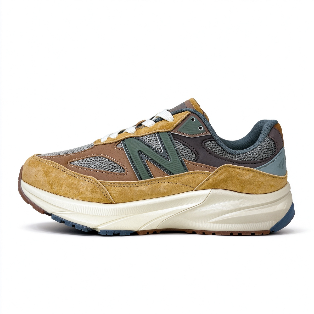 Carhartt WIP x New Balance 990v6 "Sculpture Center" Collaboration | Made in USA | Cognac Suede & Forest Green | M990CH6 | Men's Lifestyle Sneakers