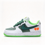 DOAF x Nike Air Force 1 Low “Egg or Duck” Men’s Sneakers | Dark Green Wood-Grain Leather + Cream Swoosh | Limited Edition (2,000 Pairs) | A Must-Have for Streetwear Collectors | Exquisite Craftsmanship Meets Urban Storytelling