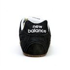 Miu Miu x New Balance 530 SL 2026 Collaboration Sneakers | All Black Suede | Multi-Lace System (Yellow + Brown + Ivory) | Ultra-Thin Sole | Luxury Unisex Shoes