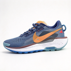 Nike Pegasus Trail 5 Men's Trail Running Shoes | Navy Blue/Orange | ReactX Foam + ATC Rubber Outsole | Breathable Mesh Upper | Spacious Toe Box | All-Terrain Traction