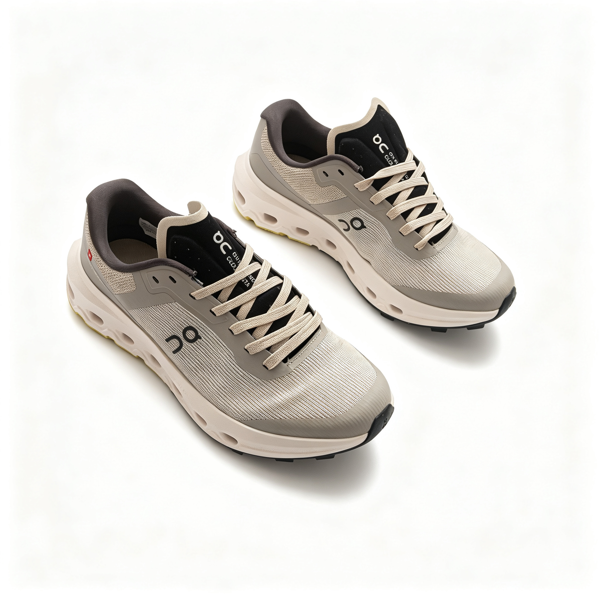 On Cloudmonster "Oatmeal" Sneakers | Maximum Cushion Running Shoes | CloudTec Technology | Unisex