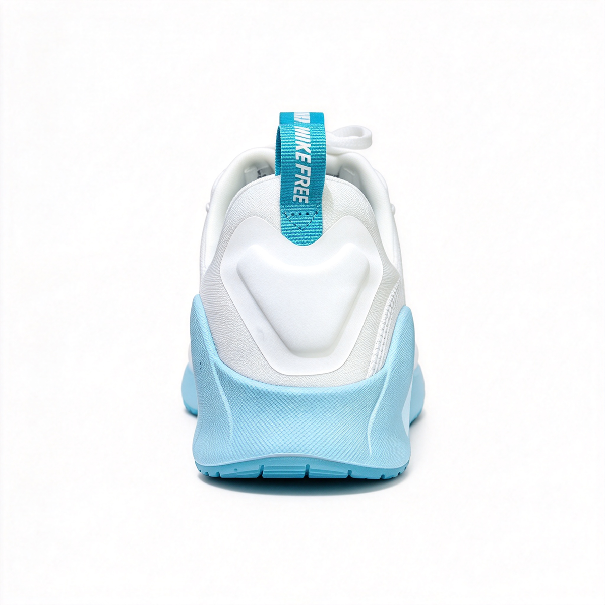 Nike Free Metcon 6 Women's Training Shoes | White/Ice Blue | Breathable mesh upper + Flywire support | Flexible forefoot + stable heel | Suitable for HIIT and weightlifting