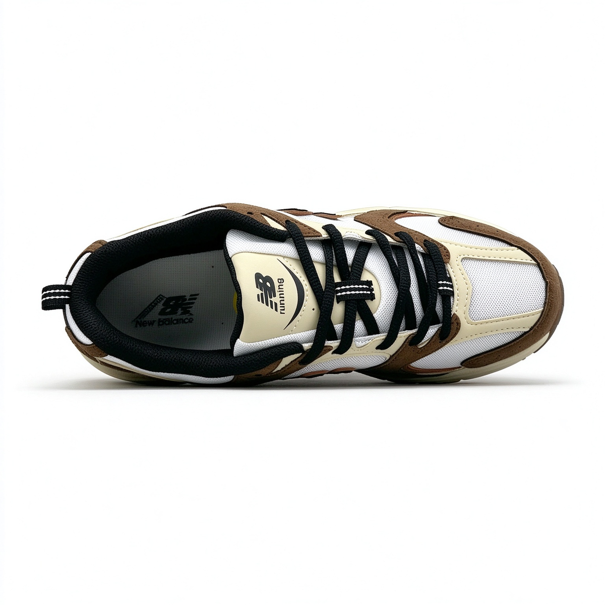 New Balance Classic 90s retro running sneakers 530 Dark Mushroom brown beige colorway, unisex dad shoes for men and women.