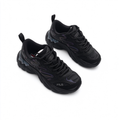 FILA Ray Tracer All Black Chunky Dad Sneakers | Full Black Thick Sole Retro Sneakers | Unisex Streetwear Athletic Shoes | Black Warrior Edition