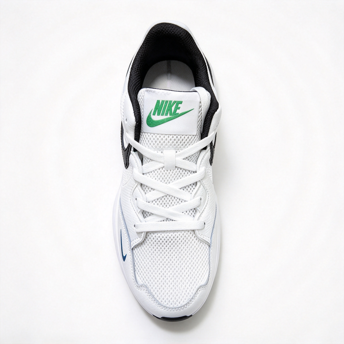 Nike Air Max Fusion White/Black/Green | Retro 90s Chunky Sneakers | Max Air Cushioning | Breathable Mesh & Leather | Unisex | Lightweight & Comfortable