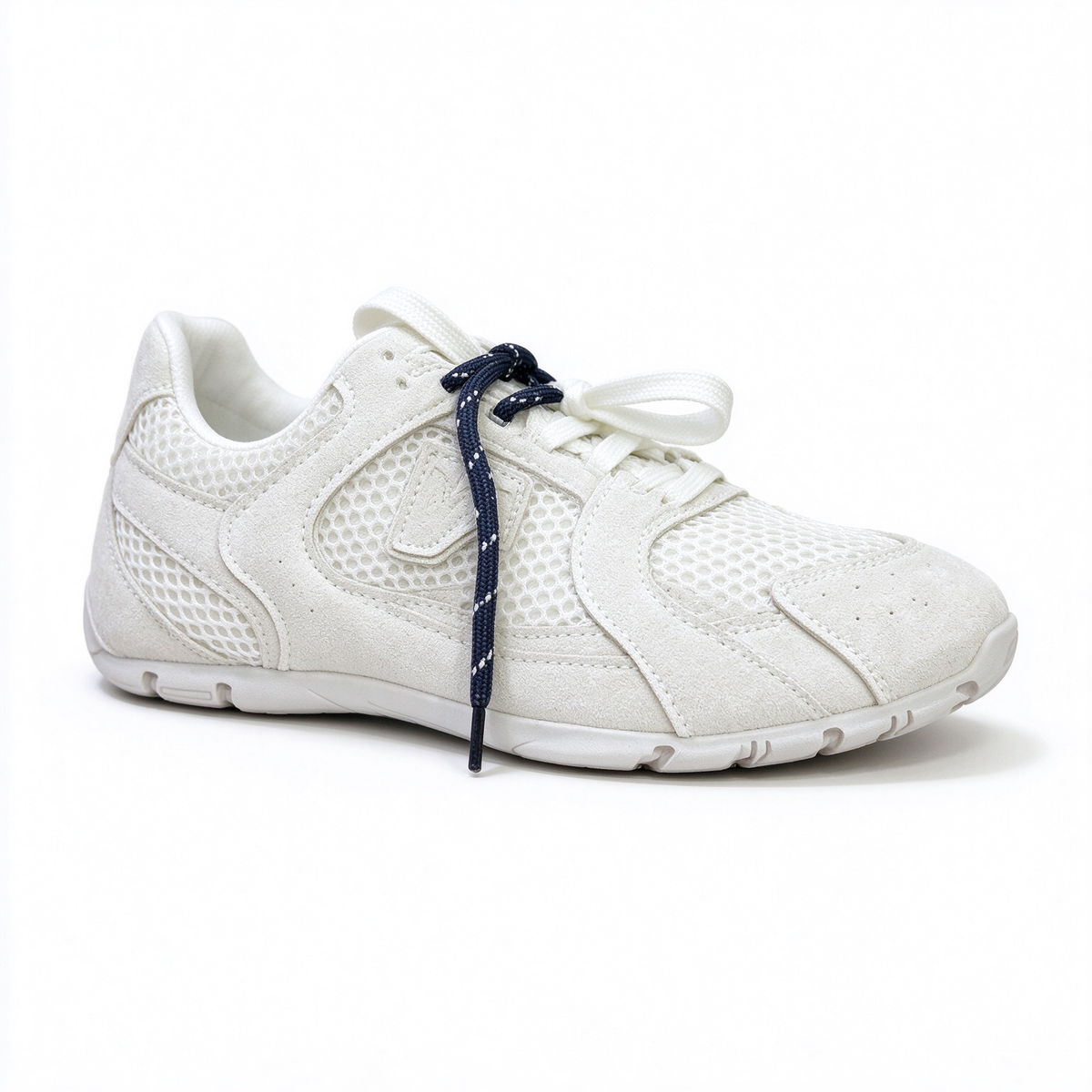 Miu Miu x New Balance 530 SL Collaboration Sneakers | Metallic Silver & White | Dual Lace System | Y2K Slim Sole | Unisex Lifestyle Shoes