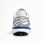 Nike Zoom Skylon 11 Men's Running Shoes | White/Metallic Silver/Dark Blue/Black | Air Zoom cushioning + breathable mesh upper | Y2K retro style | Lightweight and flexible | A popular choice for road running and street style