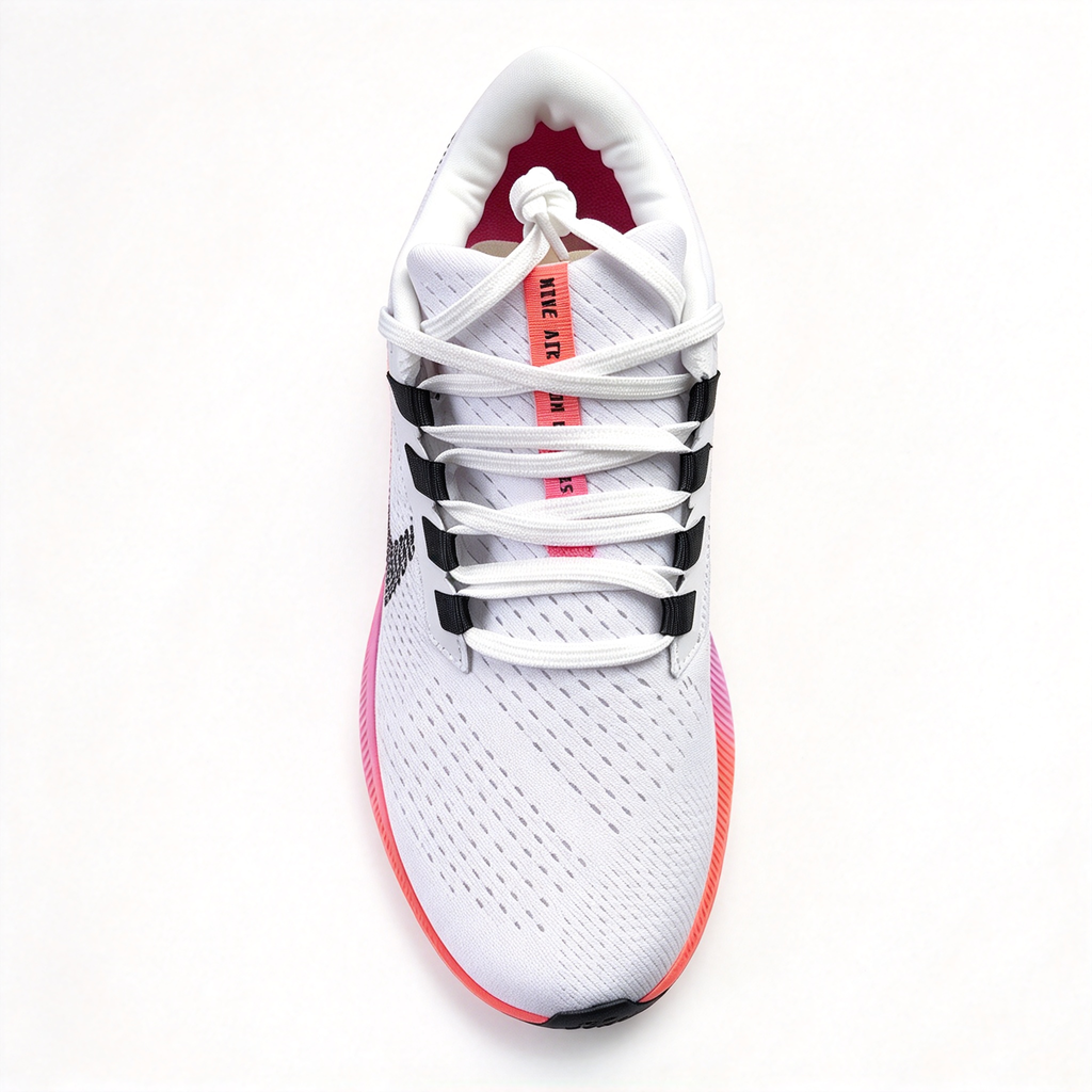 Nike Air Zoom Pegasus – White/Black/Green | React foam + Zoom Air cushioning | Breathable mesh upper | Roomy toe box design | Suitable for road running and everyday wear | Unisex style