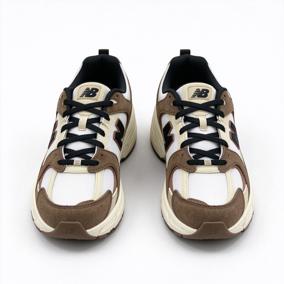 New Balance Classic 90s retro running sneakers 530 Dark Mushroom brown beige colorway, unisex dad shoes for men and women.