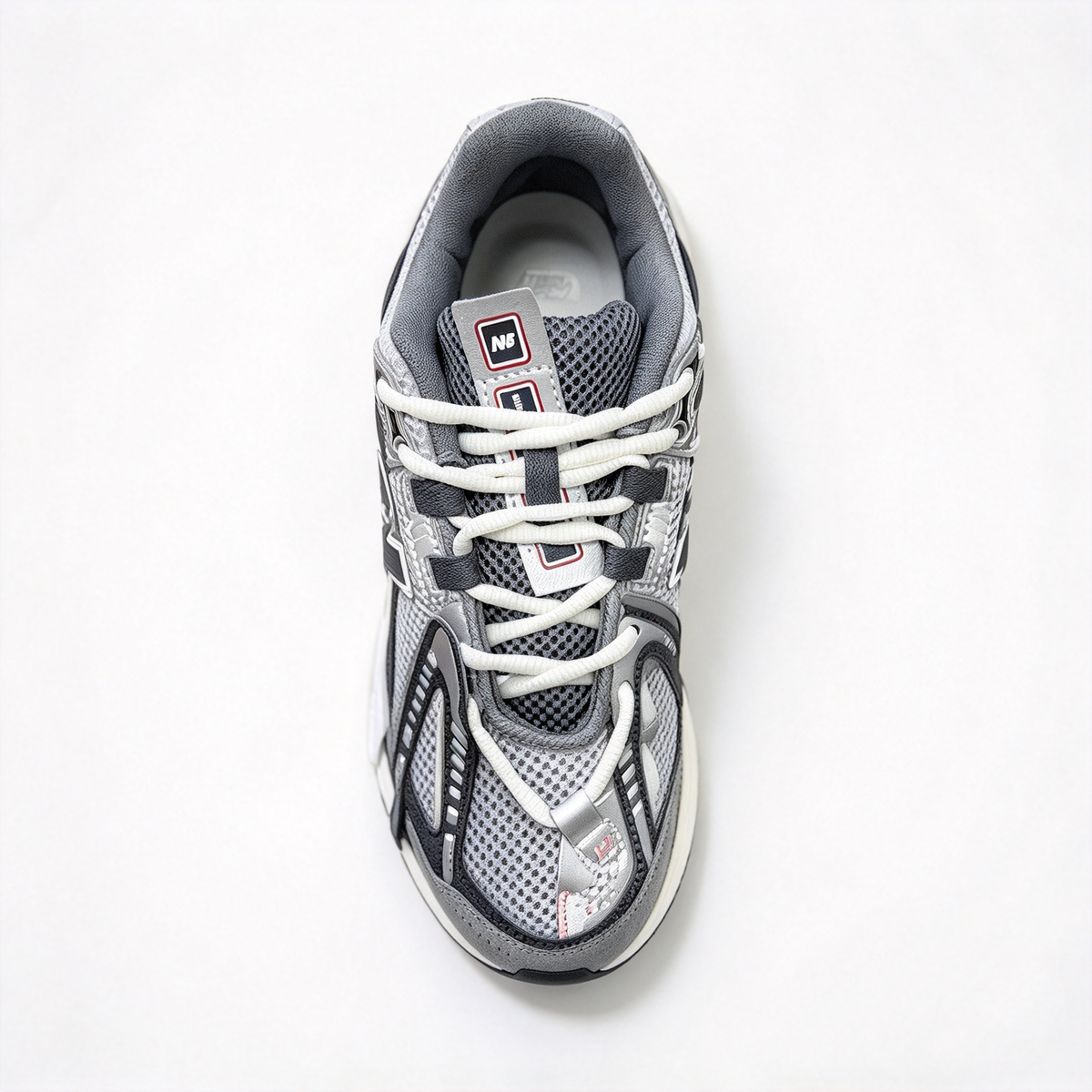 New Balance 1906A Silver Grey & Navy Blue Sneakers | Retro Y2K Dad Shoes | ABZORB + N-ERGY Cushioning | Unisex | Breathable Mesh & Synthetic Leather | Lightweight & Stable