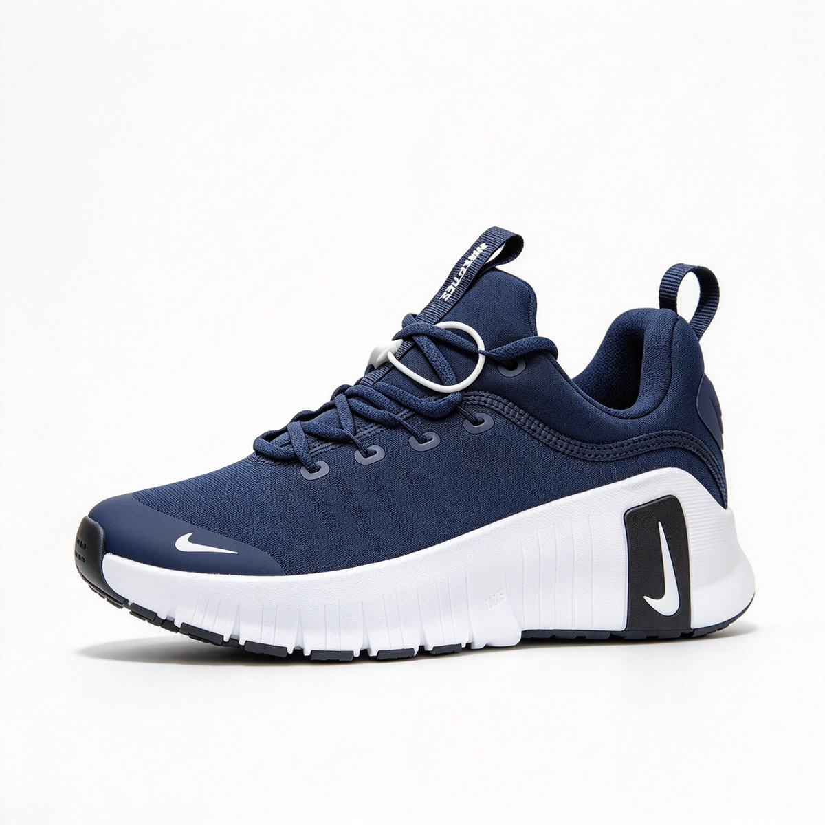 Nike Free Metcon 6 Training Shoes | Navy/White/Black | Breathable mesh + Flywire support | Flexible forefoot + stable heel | Suitable for HIIT and weightlifting | Unisex