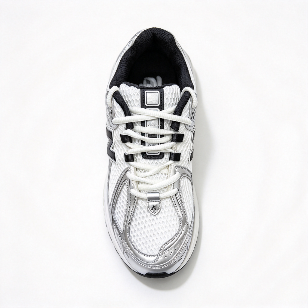 New Balance 1906R Silver Grey & Black Sneakers | Retro Y2K Dad Shoes | ABZORB + N-ERGY Cushioning | Unisex | Breathable Mesh & Synthetic Leather | Lightweight & Stable
