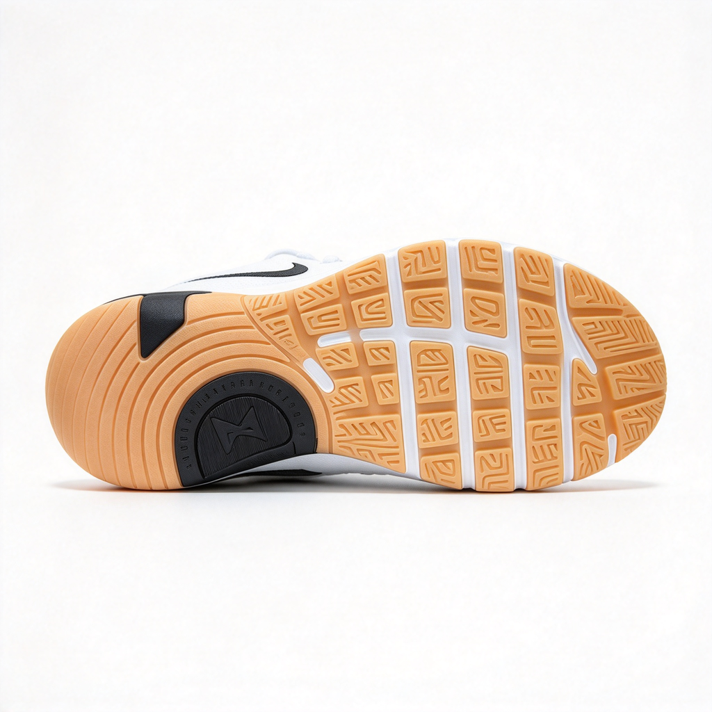 Nike Free Metcon 7 Men's Training Shoes | White/Iron Grey/Gum Yellow | Flexible forefoot + stable heel | Breathable mesh upper | Versatile training shoes | Lightweight and durable | Suitable for strength training, HIIT, and cardio