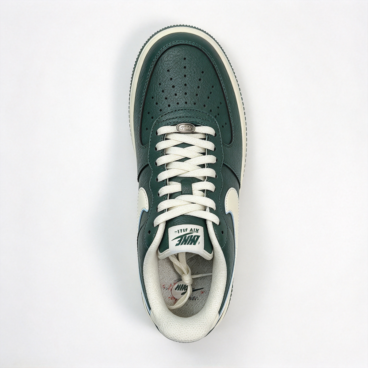 LAAMS x Nike Air Force 1 Low "Please Post Bills" Men's Sneakers | Dark Green Wood-Grain Leather + Cream Swoosh | Limited Edition (2,000 Pairs) | A Streetwear Collector's Gem | Exquisite Craftsmanship Meets Urban Storytelling