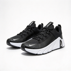 Nike Free Metcon 7 Men's Training Shoes | Black/White/Metallic Silver | Flexible forefoot + stable heel | Breathable mesh upper | Versatile training shoes | Lightweight and durable | Suitable for strength training, HIIT, and cardio