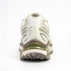 Salomon XT-6 Men's Trail Running Shoes | Beige/Olive Green/Yellow-Blue Colorway; Breathable Mesh Upper | All-Terrain Traction | Lightweight and Durable | Suitable for Trail Running, Hiking, and Everyday Urban Wear