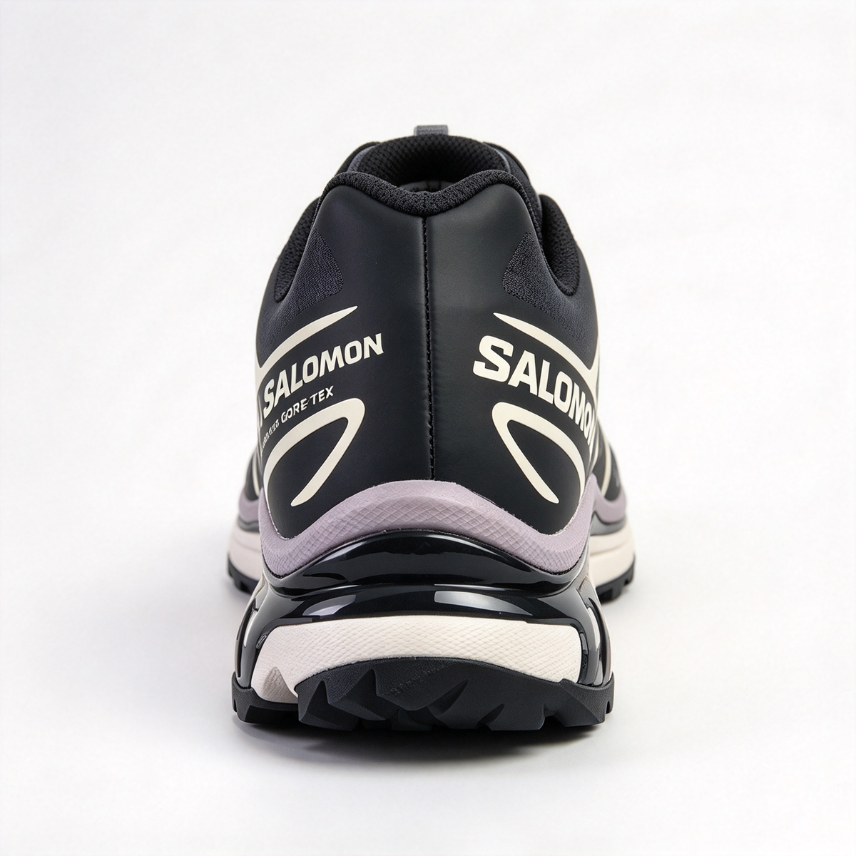 Salomon XT-6 GORE-TEX Men's Trail Running Shoes | Black/Off-White/Yellow-Blue Colorway | Waterproof & Breathable with All-Terrain Grip | Lightweight & Durable | Suitable for Trail Running, Hiking, and Everyday Urban Wear
