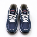 New Balance Classic American retro running shoes 990V3 navy colorway, unisex sneakers for men and women.