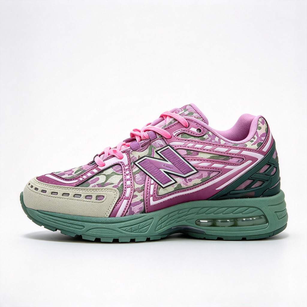 New Balance 1906R “Rose Runner” x Jack Harlow | Pink Floral Canvas & Velvet Laces | Retro Y2K Sneakers | N-ERGY + ABZORB Cushioning | Unisex | Limited Edition