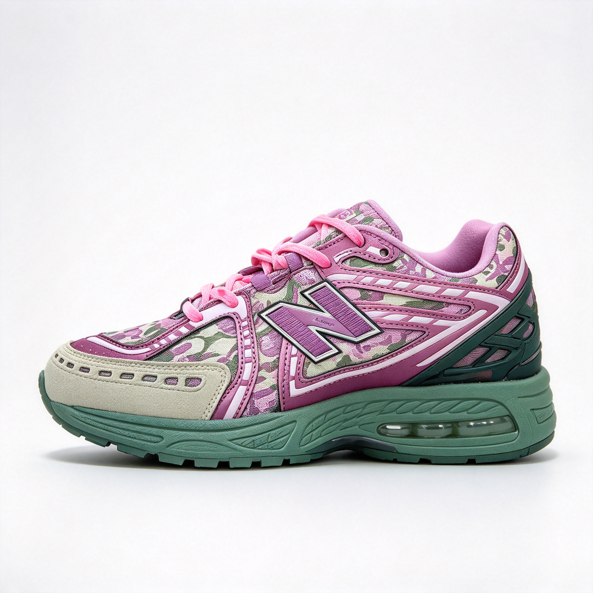 New Balance 1906R “Rose Runner” x Jack Harlow | Pink Floral Canvas & Velvet Laces | Retro Y2K Sneakers | N-ERGY + ABZORB Cushioning | Unisex | Limited Edition
