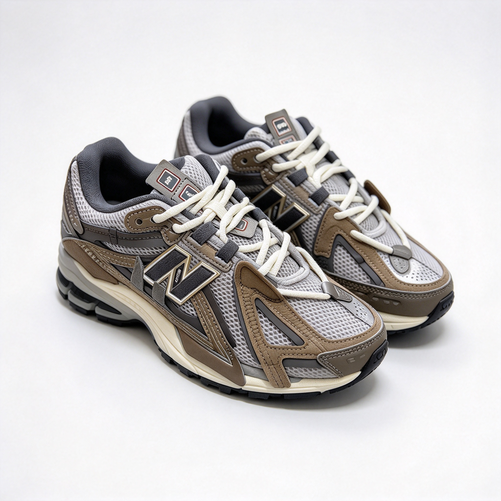 New Balance 1906A Grey & Brown Sneakers | Retro Y2K Dad Shoes | ABZORB + N-ERGY Cushioning | Unisex | Breathable Mesh & Synthetic Leather | Lightweight & Stable