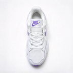 Nike Air Max Fusion White/Purple | Retro 90s Chunky Sneakers | Max Air Cushioning | Breathable Mesh & Leather | Unisex | Lightweight & Comfortable