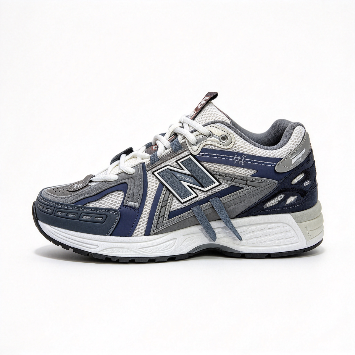 New Balance 1906A Silver Grey & Navy Blue Sneakers | Retro Y2K Dad Shoes | ABZORB + N-ERGY Cushioning | Unisex | Breathable Mesh & Synthetic Leather | Lightweight & Stable