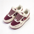 Nike Air Force 1 Low x The North Face “Formula 1” | Limited Edition Outdoor Sneakers | Burgundy & Cream | Premium Leather & Breathable Mesh | Unisex | Collector’s Item
