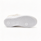 Nike Air Force 1 Low “Woven” Cream & Burgundy | Premium Woven Leather Sneakers | Retro Basketball Style | Unisex | Breathable & Durable | Collector’s Edition