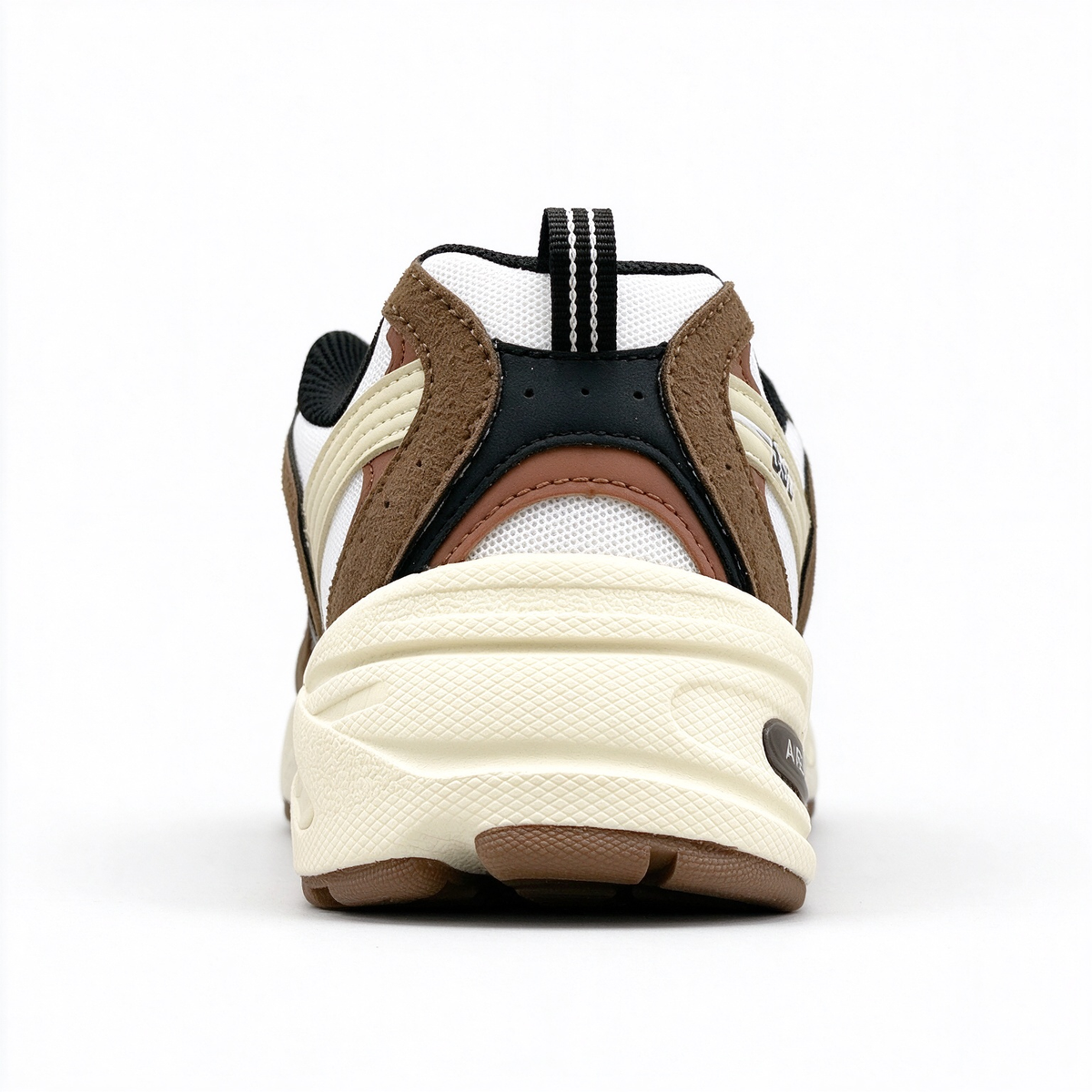 New Balance Classic 90s retro running sneakers 530 Dark Mushroom brown beige colorway, unisex dad shoes for men and women.