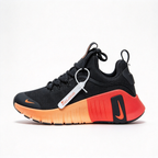 Nike Free Metcon 6 Training Shoes | Black/Coral Pink/Gum | Breathable mesh + Flywire support | Flexible forefoot + stable heel | Suitable for HIIT and weightlifting | Unisex
