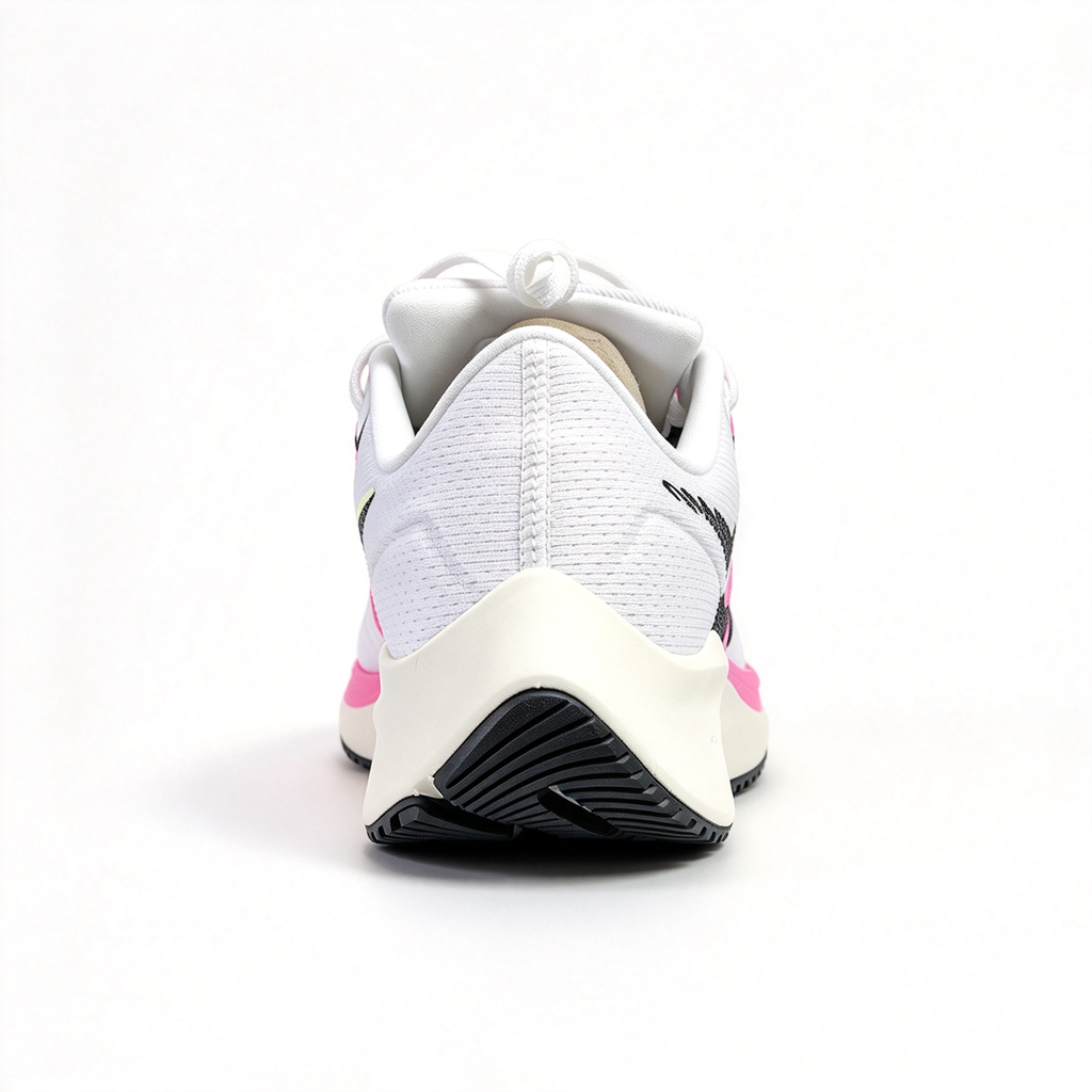 Nike Air Zoom Pegasus – White/Black/Green | React foam + Zoom Air cushioning | Breathable mesh upper | Roomy toe box design | Suitable for road running and everyday wear | Unisex style