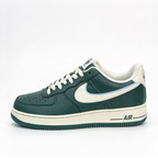 LAAMS x Nike Air Force 1 Low "Please Post Bills" Men's Sneakers | Dark Green Wood-Grain Leather + Cream Swoosh | Limited Edition (2,000 Pairs) | A Streetwear Collector's Gem | Exquisite Craftsmanship Meets Urban Storytelling