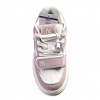 MLB Chunky Liner New York Yankees Sneakers | Dusty Pink Suede | NY Logo Platform Dad Shoes | Korean Style | Women's Casual Shoes