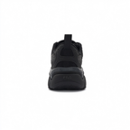 FILA Ray Tracer All Black Chunky Dad Sneakers | Full Black Thick Sole Retro Sneakers | Unisex Streetwear Athletic Shoes | Black Warrior Edition