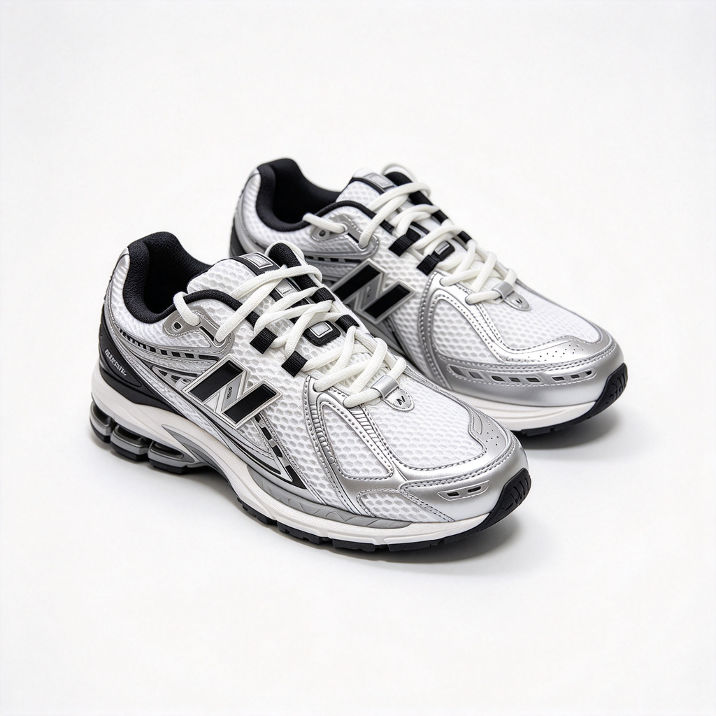 New Balance 1906R Silver Grey & Black Sneakers | Retro Y2K Dad Shoes | ABZORB + N-ERGY Cushioning | Unisex | Breathable Mesh & Synthetic Leather | Lightweight & Stable