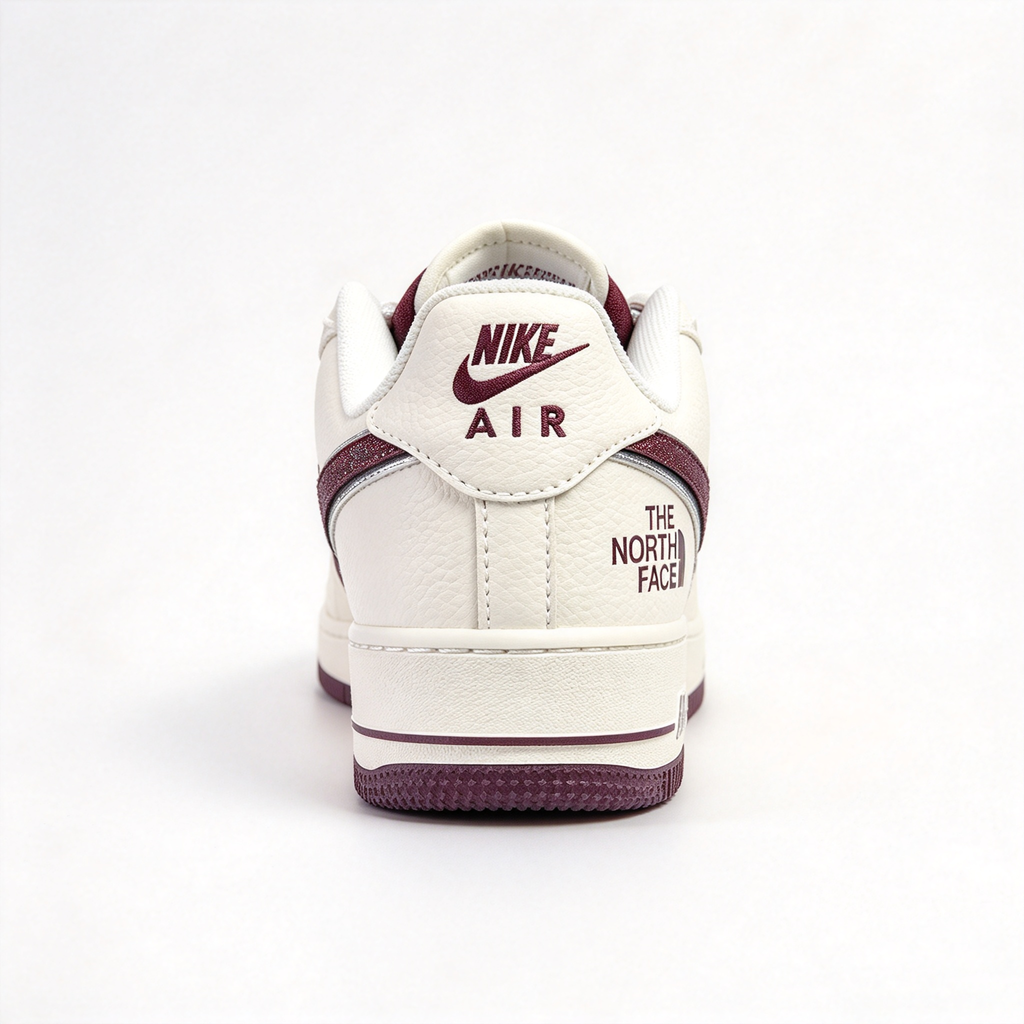 Nike Air Force 1 Low x The North Face “Formula 1” | Limited Edition Outdoor Sneakers | Burgundy & Cream | Premium Leather & Breathable Mesh | Unisex | Collector’s Item
