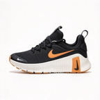 Nike Free Metcon 6 Training Shoes | Black/Gum/Light Brown | Breathable mesh + Flywire support | Flexible forefoot + stable heel | Suitable for HIIT and weightlifting | Unisex