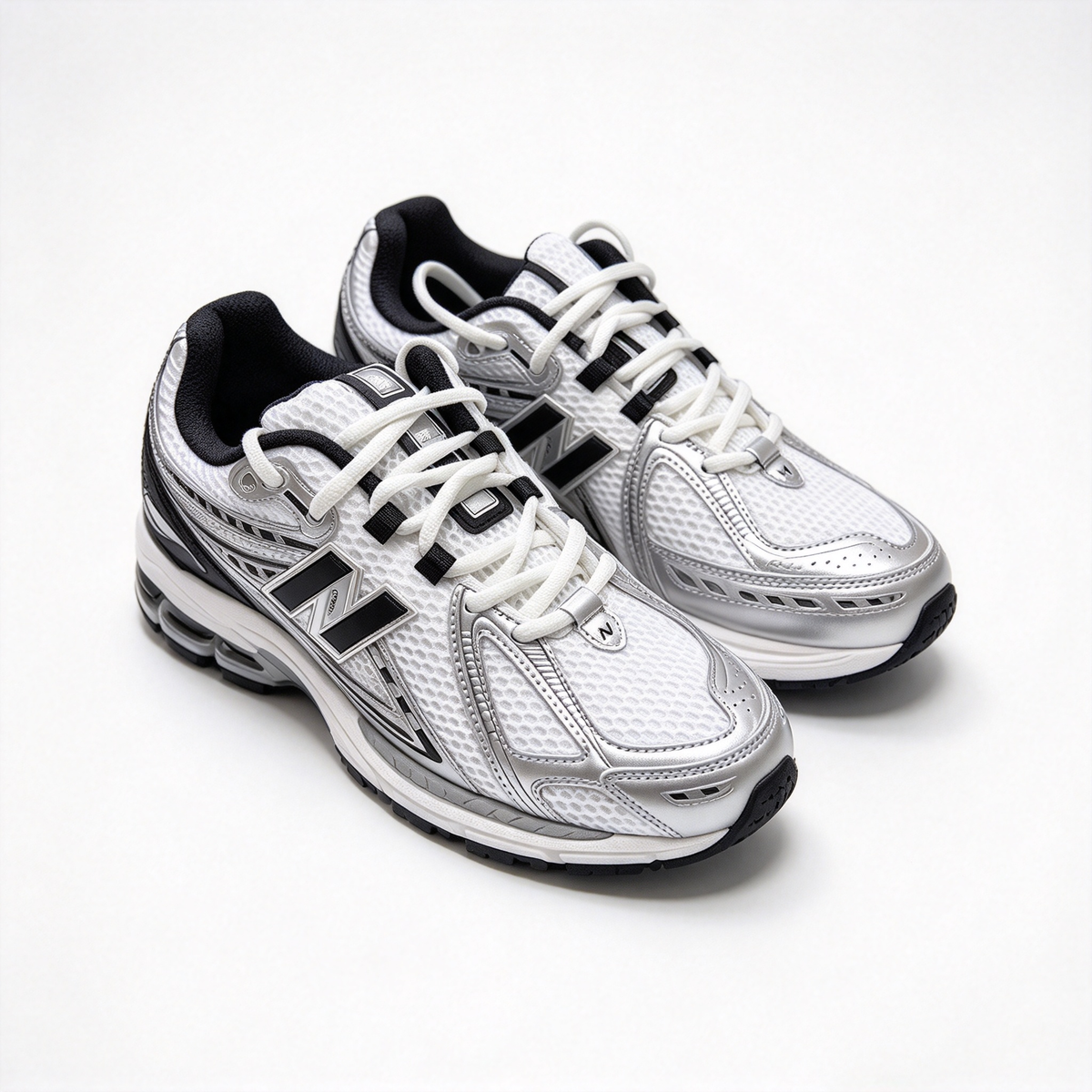 New Balance 1906R Silver Grey & Black Sneakers | Retro Y2K Dad Shoes | ABZORB + N-ERGY Cushioning | Unisex | Breathable Mesh & Synthetic Leather | Lightweight & Stable